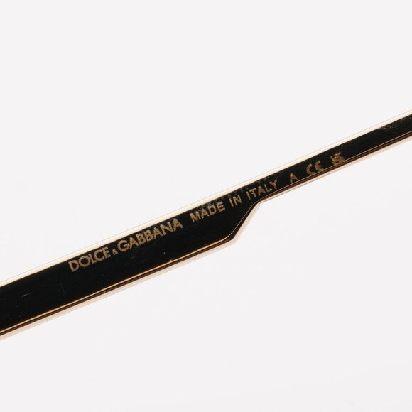 Dolce & Gabbana DG1345 02 Eyeglasses Rectangle Gold 56mm Frame - Picture 8 of 9